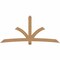 Ekena Millwork Davenport Timber Gable Bracket, Western Red Cedar, 108"W x 49"H x 5 1/2"D x 5 1/2"F, 11/12 Pitch GBW108X49X0606DAV00SWR - alternate 1